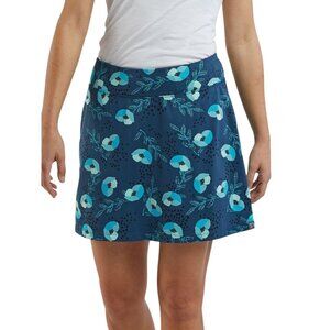 Title Nine Blue Floral Skort